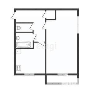 1-к квартира, вторичка, 36м2, 15/16 этаж