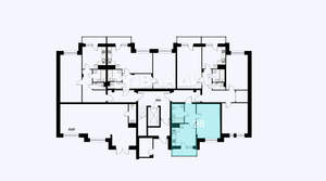 1-к квартира, строящийся дом, 40м2, 1/9 этаж