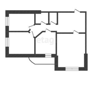 3-к квартира, вторичка, 73м2, 15/17 этаж