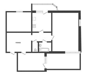 2-к квартира, вторичка, 82м2, 8/8 этаж