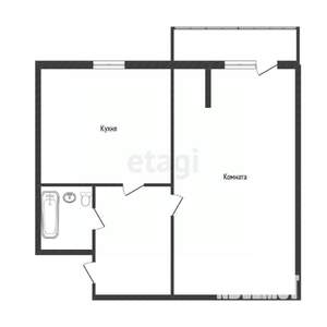 1-к квартира, вторичка, 44м2, 3/10 этаж