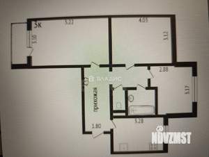 3-к квартира, вторичка, 60м2, 8/10 этаж