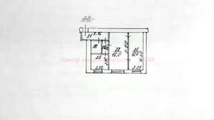 2-к квартира, вторичка, 43м2, 1/5 этаж