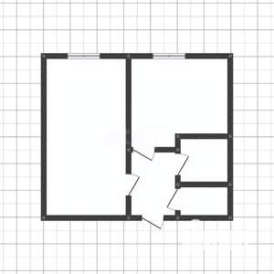 1-к квартира, вторичка, 31м2, 1/9 этаж