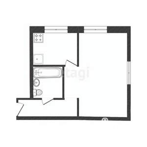 1-к квартира, вторичка, 32м2, 3/4 этаж