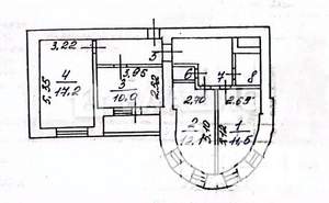 3-к квартира, вторичка, 71м2, 6/15 этаж