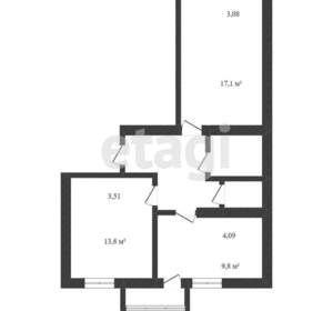 2-к квартира, вторичка, 61м2, 4/12 этаж