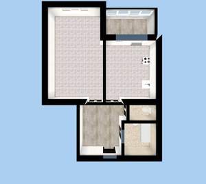 1-к квартира, вторичка, 48м2, 4/10 этаж