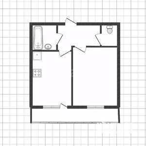 1-к квартира, вторичка, 45м2, 5/10 этаж
