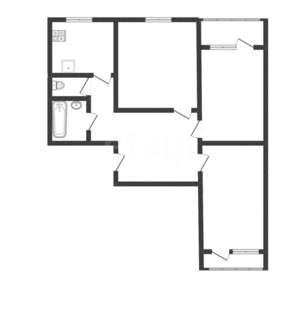 3-к квартира, вторичка, 75м2, 4/10 этаж