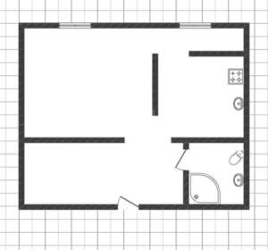 Студия квартира, вторичка, 27м2, 5/5 этаж