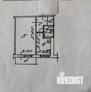 1-к квартира, вторичка, 31м2, 2/5 этаж