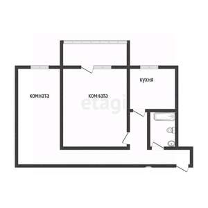 2-к квартира, вторичка, 45м2, 2/3 этаж