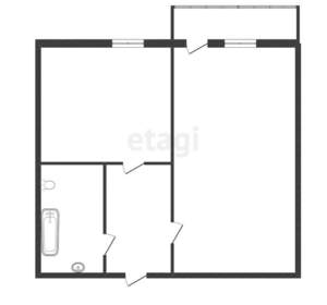 1-к квартира, вторичка, 37м2, 2/17 этаж