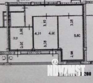 2-к квартира, вторичка, 57м2, 3/10 этаж