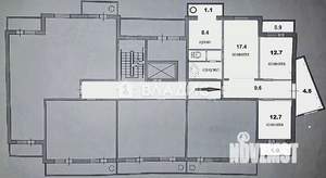 3-к квартира, вторичка, 69м2, 2/10 этаж