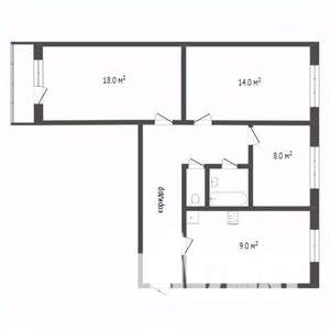 3-к квартира, вторичка, 80м2, 3/10 этаж