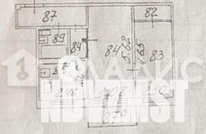 2-к квартира, вторичка, 46м2, 4/5 этаж