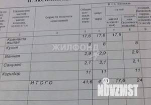 1-к квартира, вторичка, 42м2, 1/14 этаж