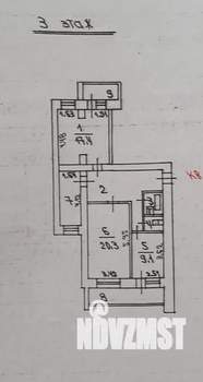 3-к квартира, вторичка, 78м2, 3/9 этаж