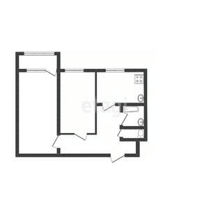 2-к квартира, вторичка, 45м2, 5/9 этаж