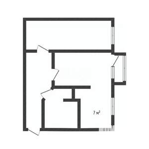 2-к квартира, вторичка, 45м2, 5/5 этаж
