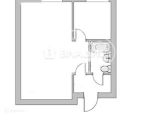 1-к квартира, вторичка, 21м2, 1/5 этаж
