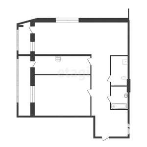 2-к квартира, вторичка, 84м2, 10/10 этаж