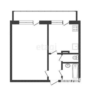 1-к квартира, вторичка, 34м2, 7/10 этаж